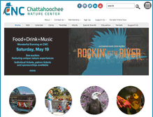 Tablet Screenshot of chattnaturecenter.org